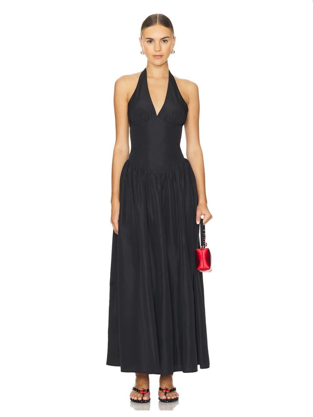 MORE TO COME Bexley Maxi Dress in Black